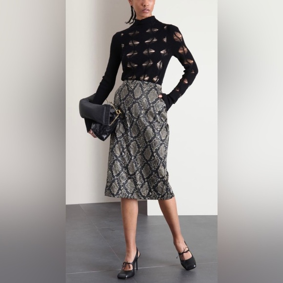 Sportmax Max Mara Mock Neck Sweater Top Size: Medium US4/6 Spring/Summer/Fall - Picture 5 of 12